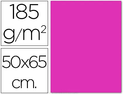 Cartulina Guarro 50x65 185G Fucsia - Guarro