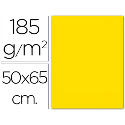 Cartulina Guarro 50x65 185G Gualda - Guarro