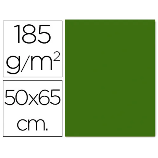 Cartulina Guarro 50x65 185G Verde Safari - Guarro