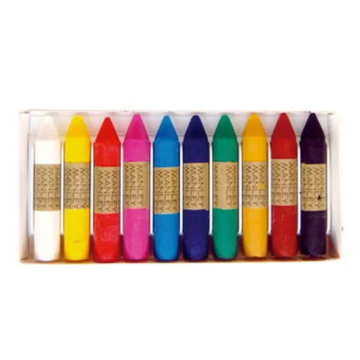 Lápices de Cera 10 Colores - Manley
