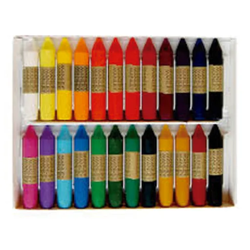 Lápices de Cera 24 Colores - Manley
