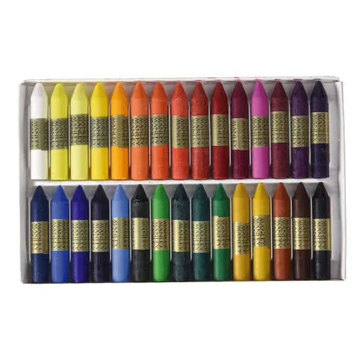 Lápices de Cera 30 Colores - Manley