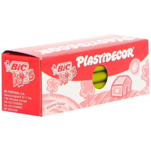 Lápices de Cera Amarillo 25 Un. - Plastidecor BIC