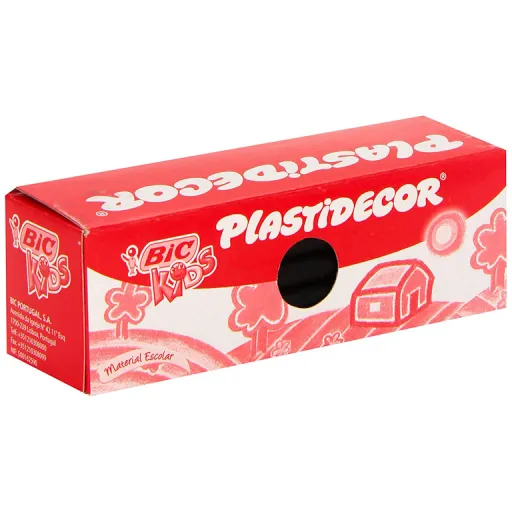 Lápices de Cera Negro 25 Un. - Plastidecor BIC