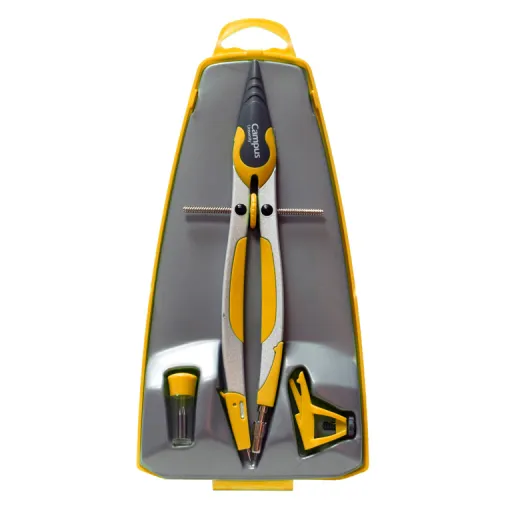 Compás BK-510 Micro Métrico 17 cm Naranja – Campus