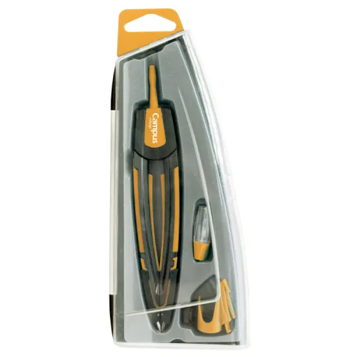 Compás Colegio BK-500 17 cm Naranja – Campus