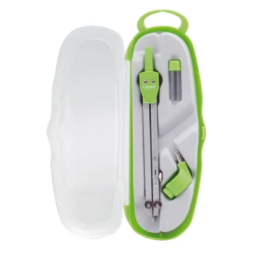 Compás Tecno-0 Colegio 14 cm Verde – Campus