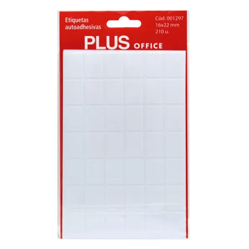 Etiquetas Autoadhesivas Blancas 16x22 mm – 210 Unidades – Pack de 5 Hojas