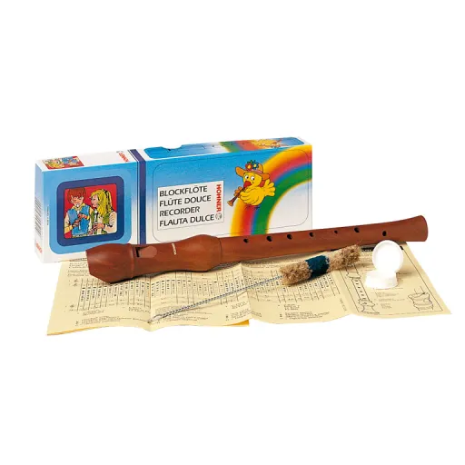 Flauta Dulce de Madera Con Funda y Limpiador – Hohner