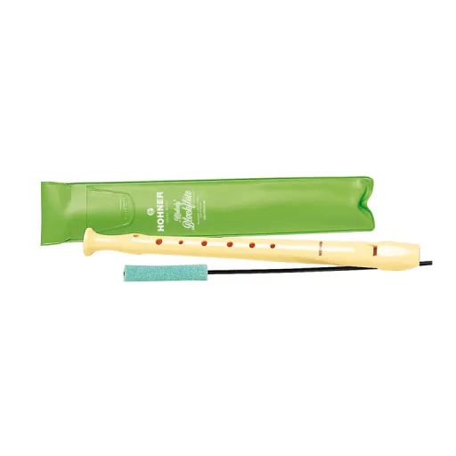 Flauta Dulce de Plástico Con Funda Verde – Hohner