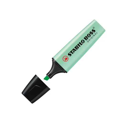 Rotulador Fluorescente Boss Pastel Menta - Stabilo