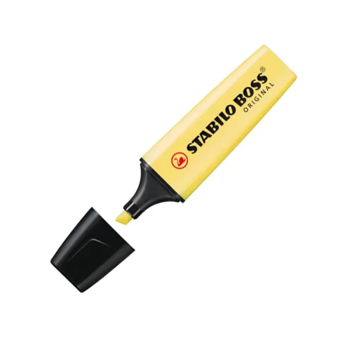 Rotulador Fluorescente Boss Pastel Amarillo - Stabilo