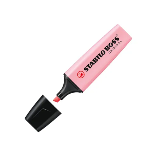 Rotulador Fluorescente Boss Pastel Rosa - Stabilo