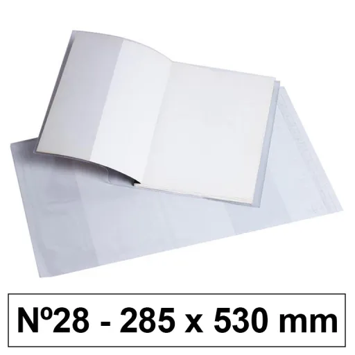 Cubre Libro PVC Nº 28 120M 285x530mm