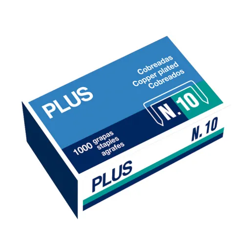 Grapas Cobradas Nº 10 – Plus – 1000 Grapas