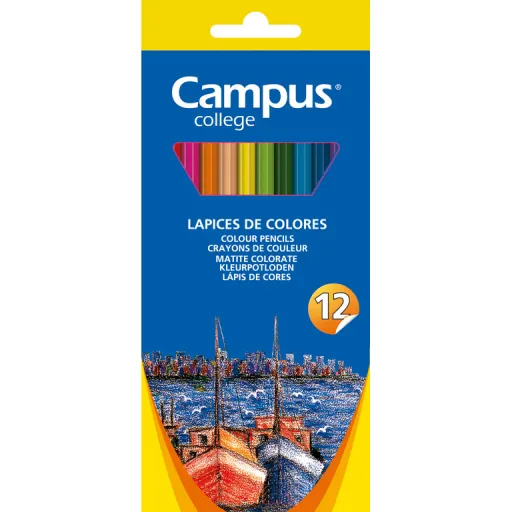 Lápices de Colores 12 Colores - Campus