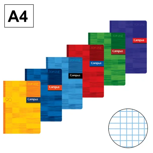 Cuaderno A4 Milimétrico Grapado 48 Hjs 90GR Gran -  Campus