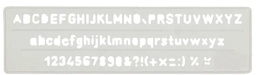 Normógrafo Alfanumérico Mk 5mm – Makro Paper