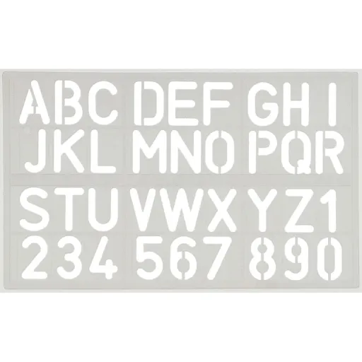 Normógrafo Alfanumérico Mk 30mm – Makro Paper