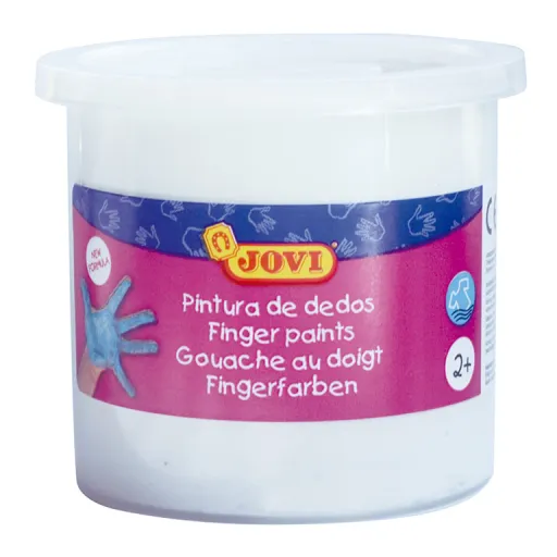 Pintura de Dedos Jovi 125ml Blanco 5 Uds.