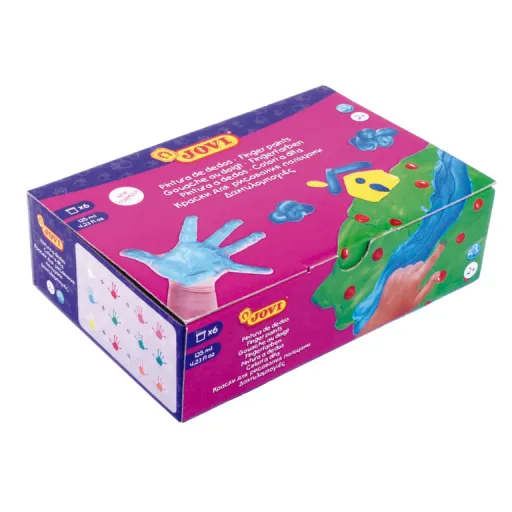 Pintura de Dedos Jovi 125ml Colores Surtidos 6 Uds.