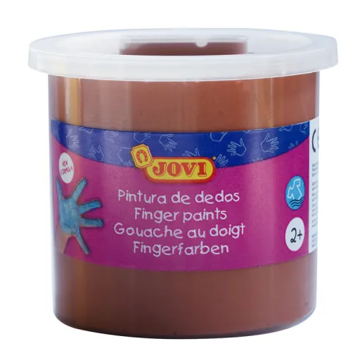 Pintura de Dedos Jovi 125ml Marrón 5 Uds.