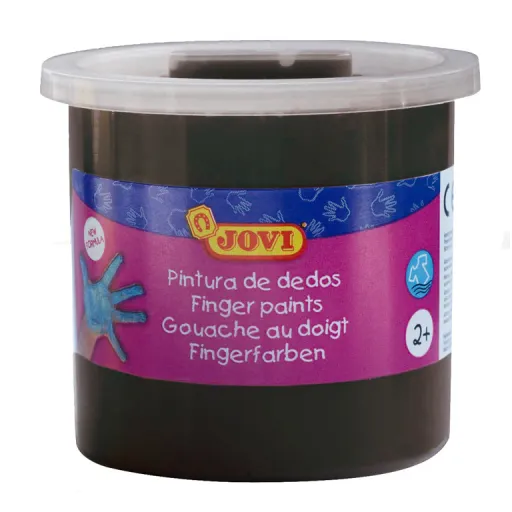 Pintura de Dedos Jovi 125ml Negro 5 Uds.