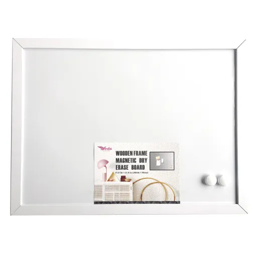 Bi-Office Pizarra Blanca MK Magnética 30x40 cm Madera