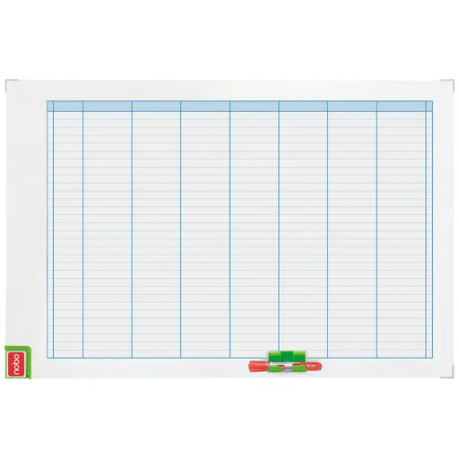 Pizarra Blanca Planning Nobo 60x90 cm Semanal