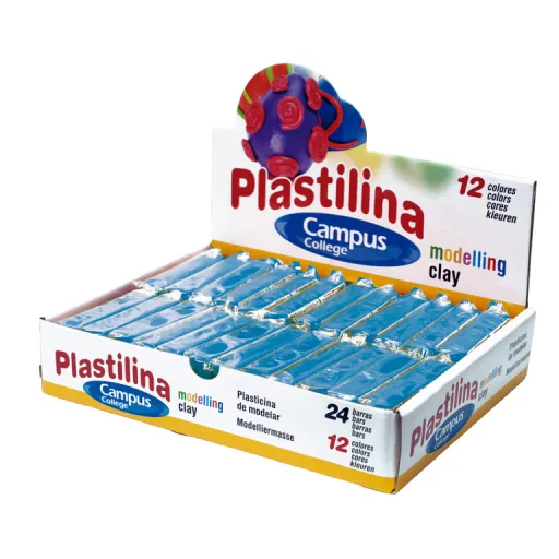 Plastilina en Barra 60g – Azul Oscuro – Campus