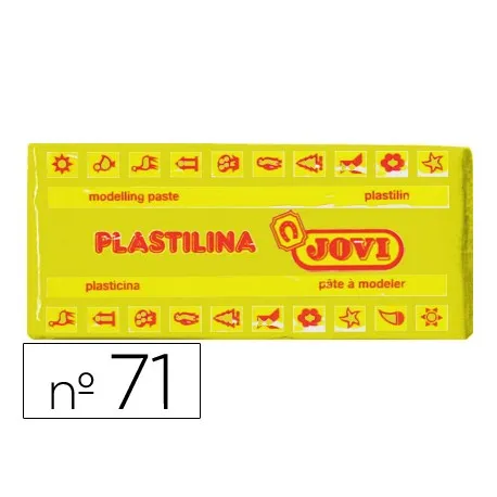 Plastilina en Barra 150g – Amarillo Claro – Jovi