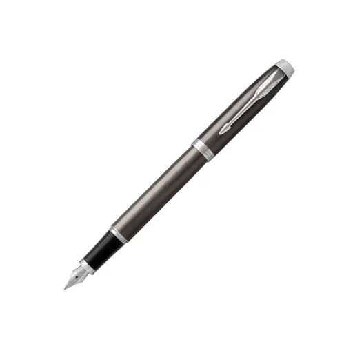 Pluma Parker IM Expresso CT Marrón/Plata – Parker