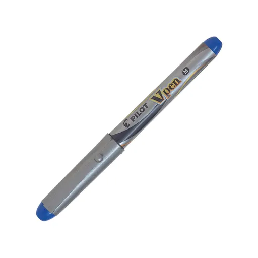 Pluma Pilot V-Pen Silver Azul – Pilot