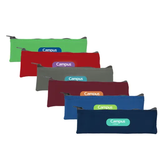 Estuche Campus Classic Plano Con 1 Cremallera – Campus