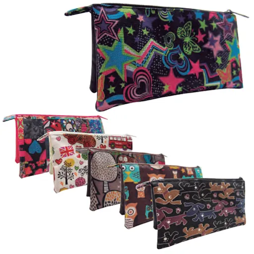 Estuche Nylon Triple 6 Colores – Campus