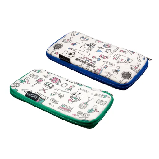 Estuche Plano de Tela 1 Cremallera – Campus