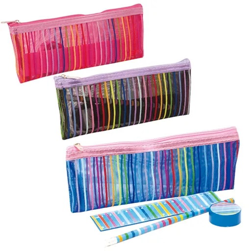 Estuche Rayas Plano Con Accesorios – Campus