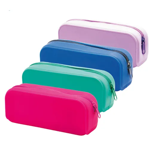 Estuche Cuadrado de Silicona Con Cremallera – Campus