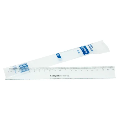 Regla Plástica 20 cm – Campus