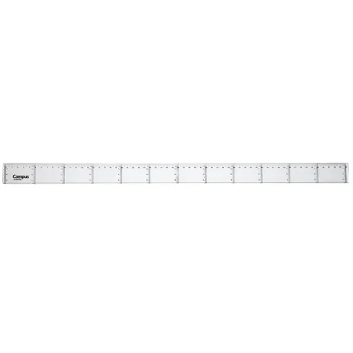 Regla Plástica 60 cm Transparente – Campus