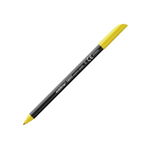 Rotulador Edding 1200 Amarillo – Caja 10 Unidades – Edding