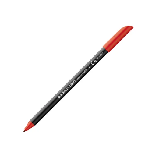 Rotulador Edding 1200 Rojo – Caja 10 Unidades – Edding