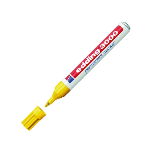 Rotuladores Permanentes Edding 3000 Amarillo – Edding