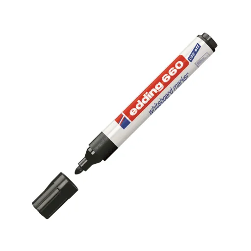 Rotulador Para Pizarra Blanca Edding 660 Negro – Edding