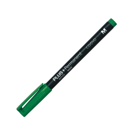 Rotulador Permanente Plus "M" Verde – Plus Office