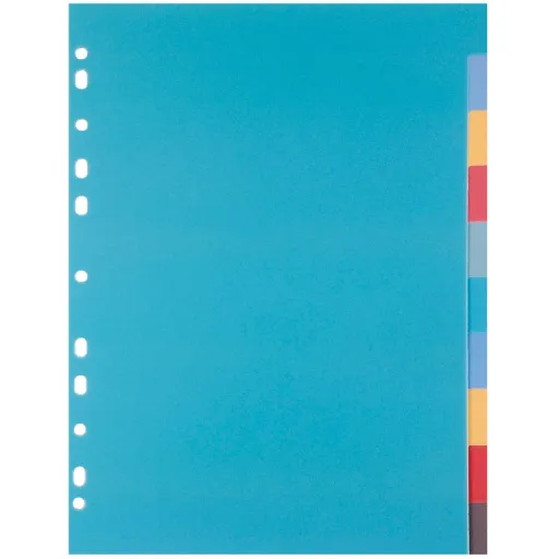 Separadores de Plástico A4 10 Posiciones Colores – Plus