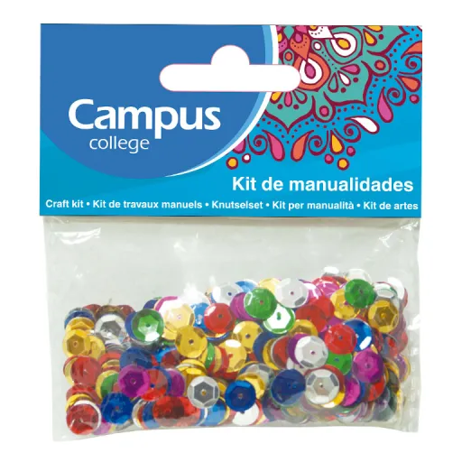 Kit Manualidades Lentejuelas Círculos 9 mm – Campus College