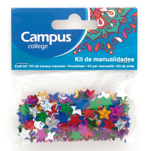 Kit Manualidades Estrellas 11 mm Púrpura – Campus College