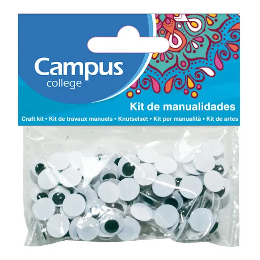 Kit Manualidades Ojos Móviles 10 mm – Campus College
