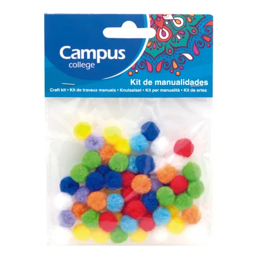 Kit Manualidades Pompones 15 mm – Campus College